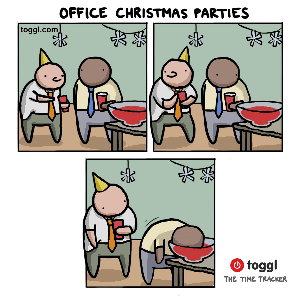 Office Christmas Party Comic