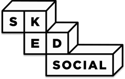 sked white logo